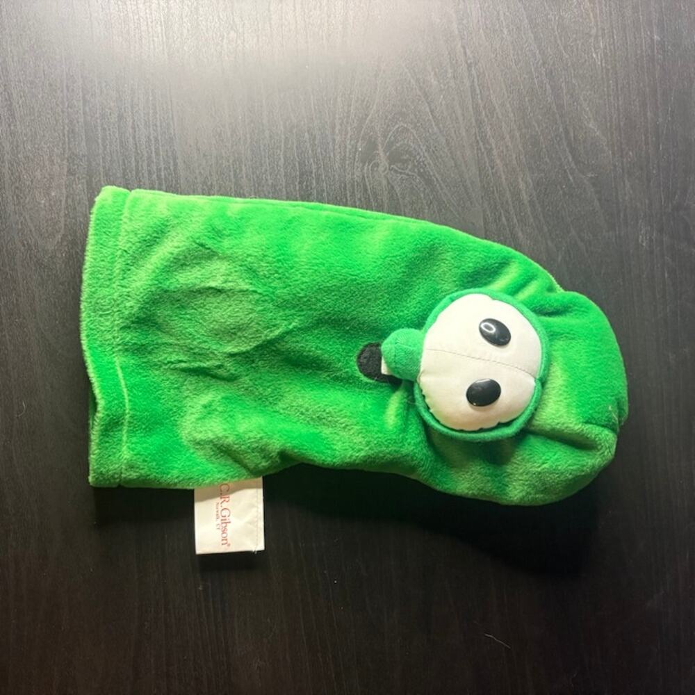 Larry the Cucumber Hand Puppet C.R. Gibson VeggieTales Preschool Pretend Play